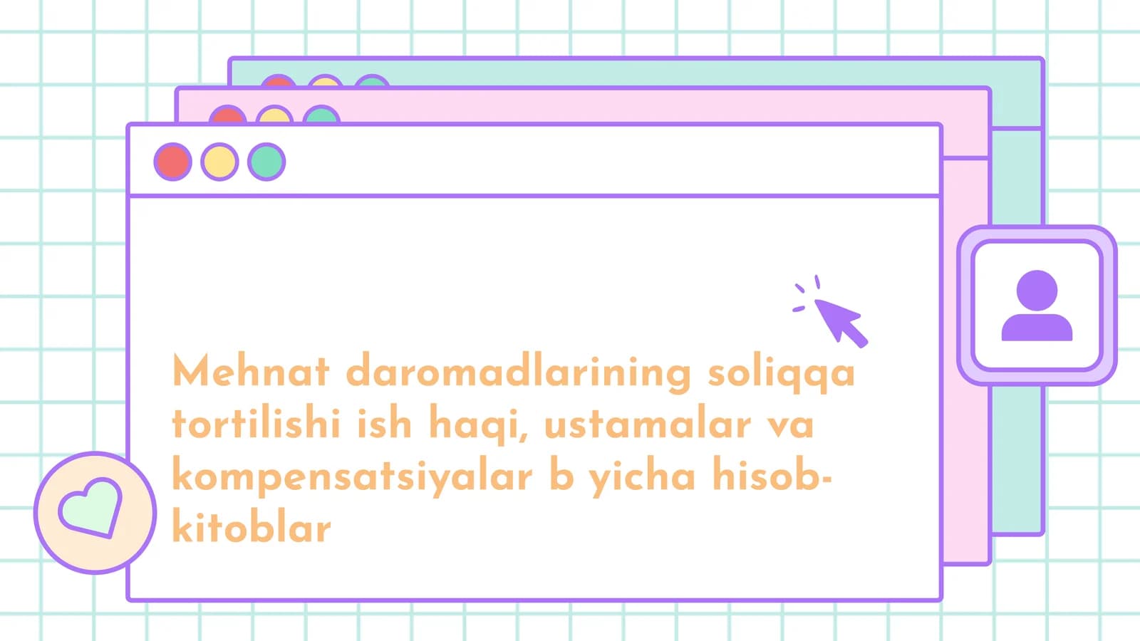 Mehnat daromadlarining soliqqa tortilishi ish haqi, ustamalar va kompensatsiyalar bo‘yicha hisob-kitoblarMehnat daromadlarining soliqqa tortilishi ish haqi, ustamalar va kompensatsiyalar bo‘yicha hisob-kitoblar