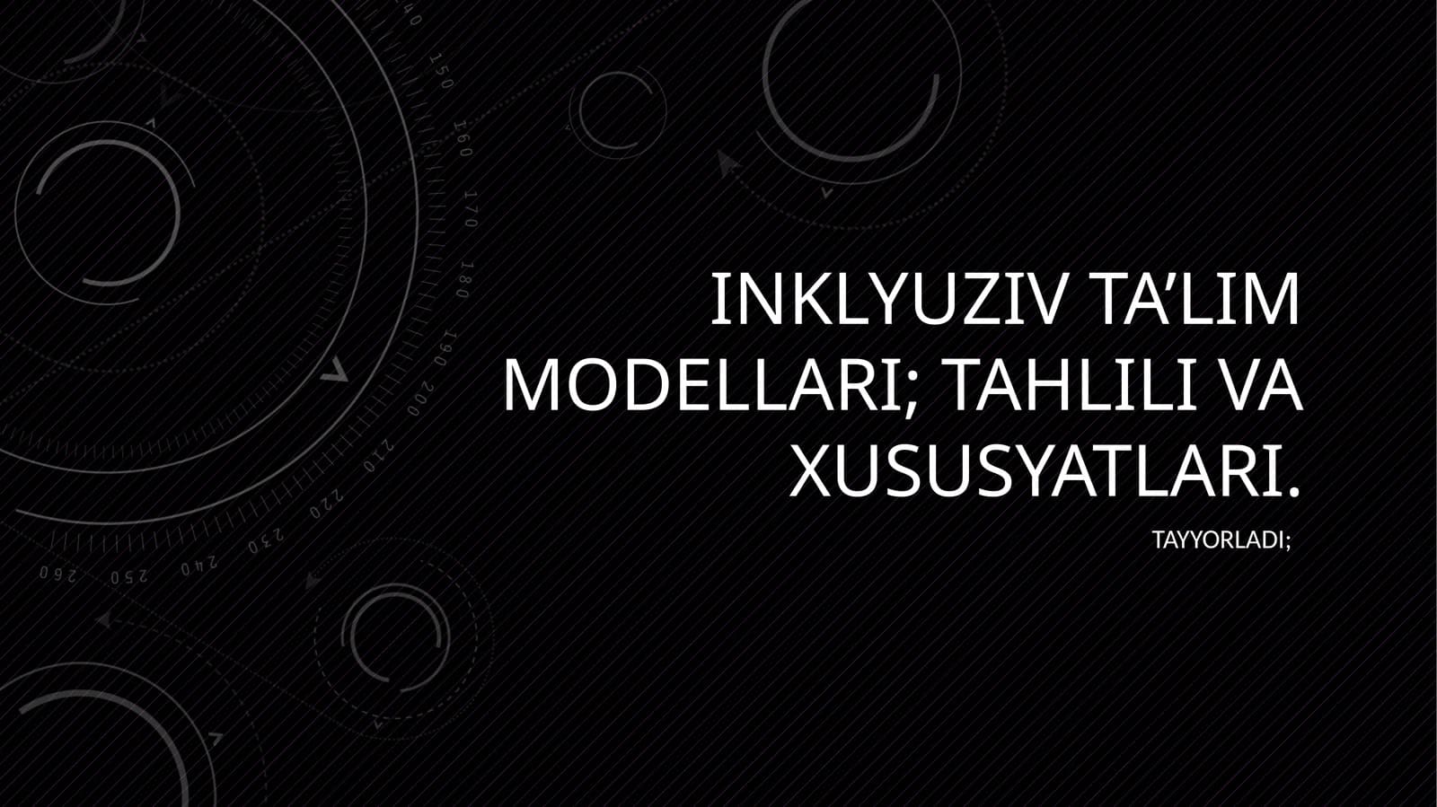 inklyuziv talim modellari