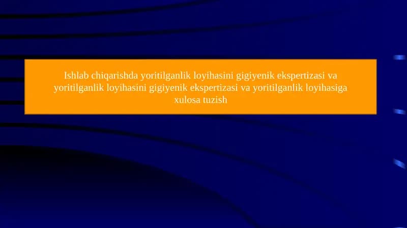 Gigiyenik ekspertiza