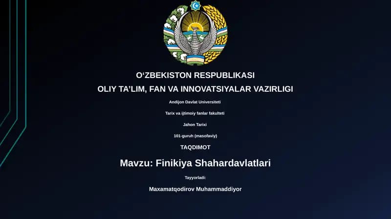 Finikiya Shahardavlatlari