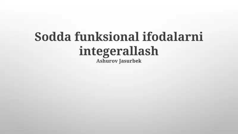 Funksional kodni tuzatish