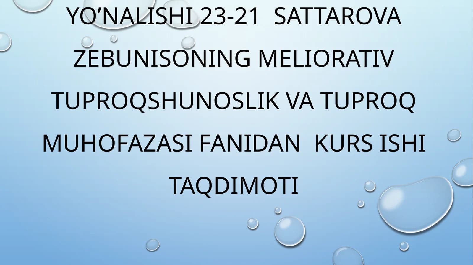 Agrokimyo va agrotuproqshunoslik