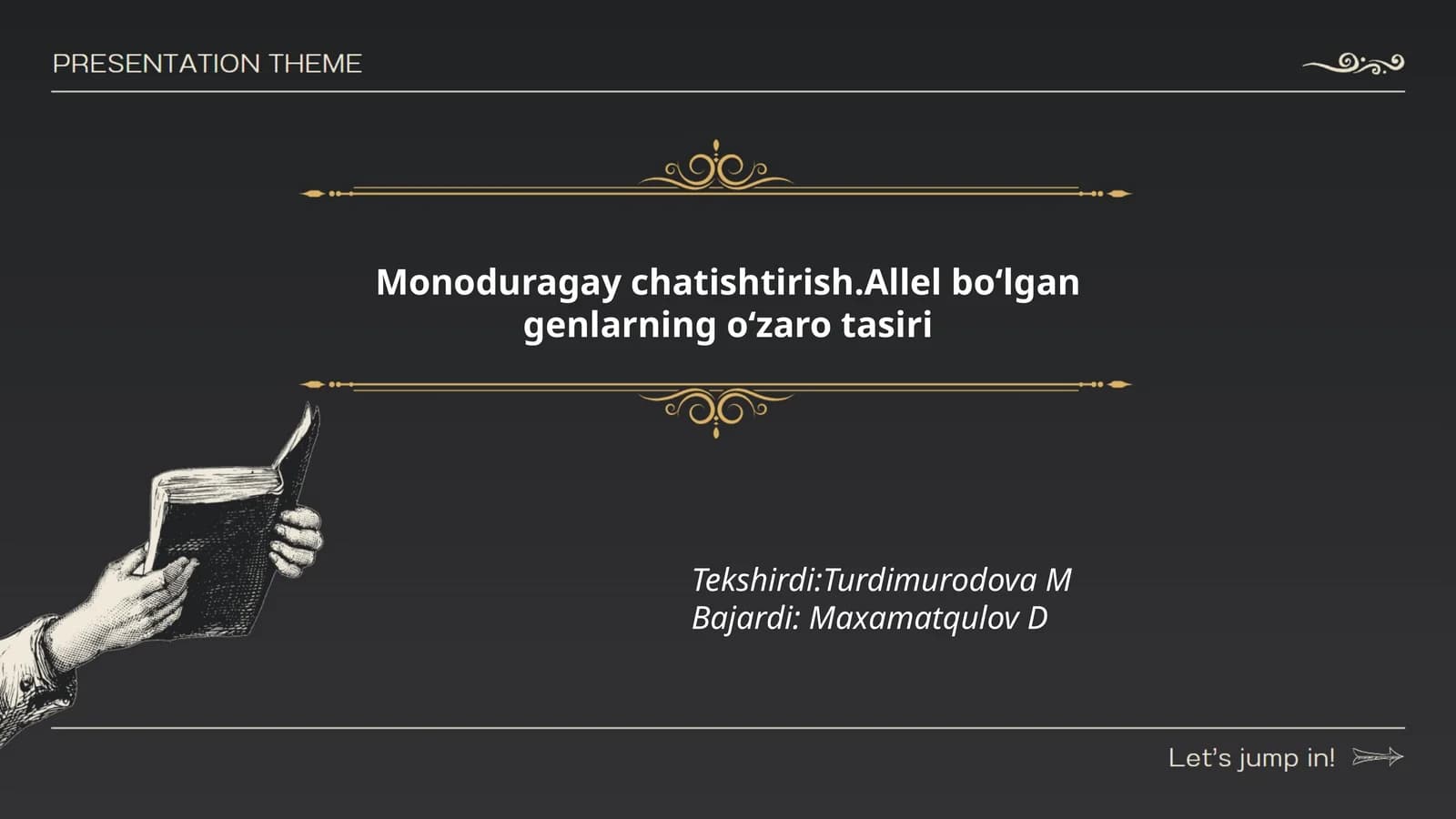 Allel bo‘lmagan genlarning o‘zaro ta‘siri