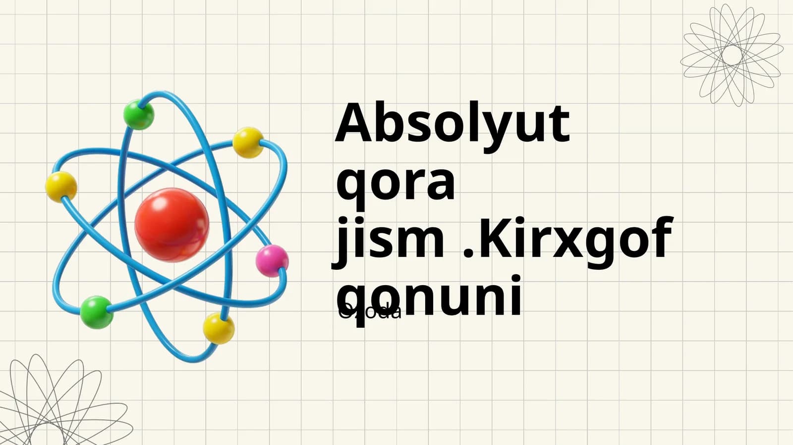 Absolyut qora jism