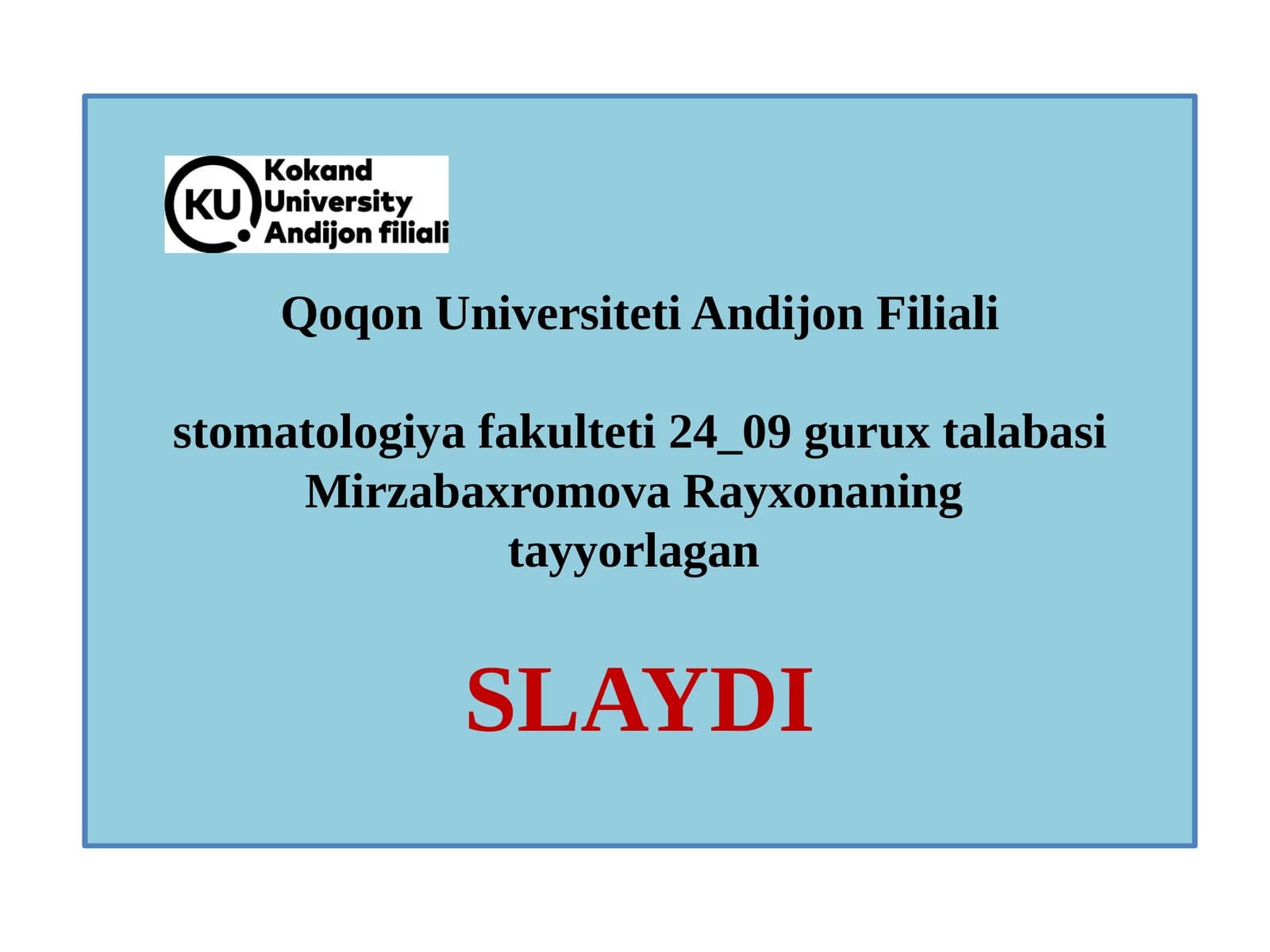 TISH TO'QIMALARINING FOLIKULYAR RIVOJLANISH DAVRIDA YUZAGA KELADIGAN SHIKASTLANISHLAR
