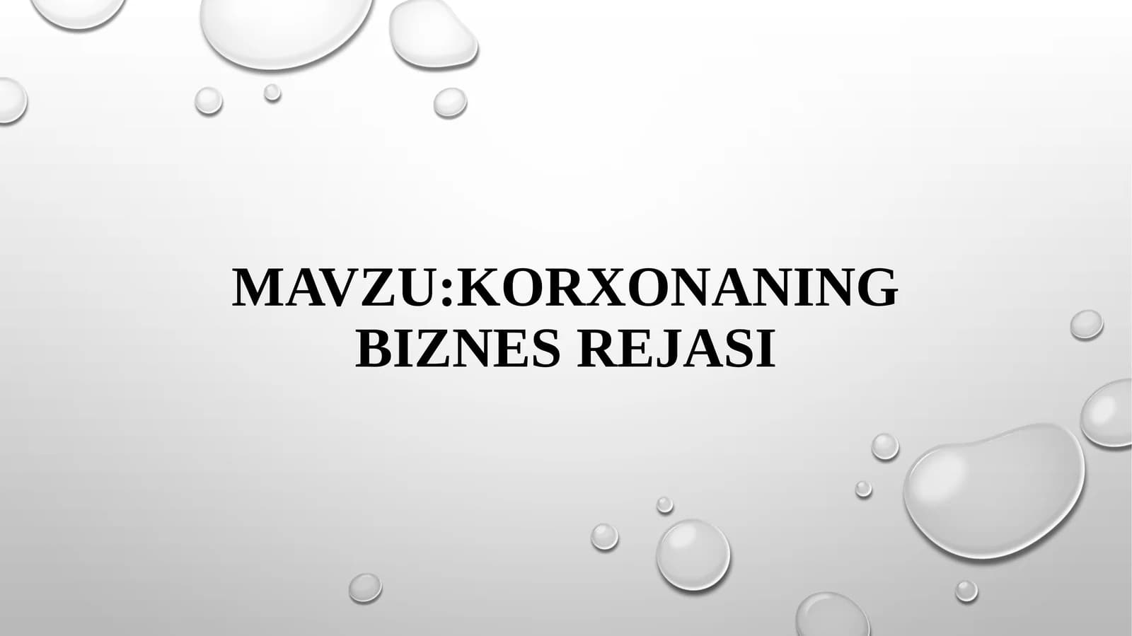 KORXONANINGBIZNESREJASI