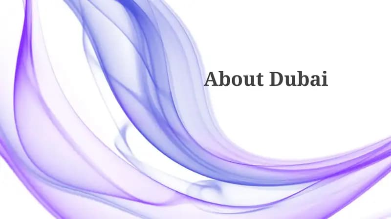 About Dubai