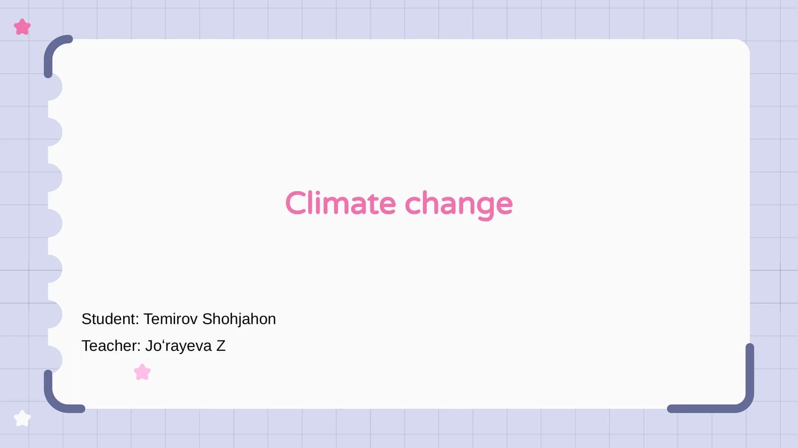 Climate Change