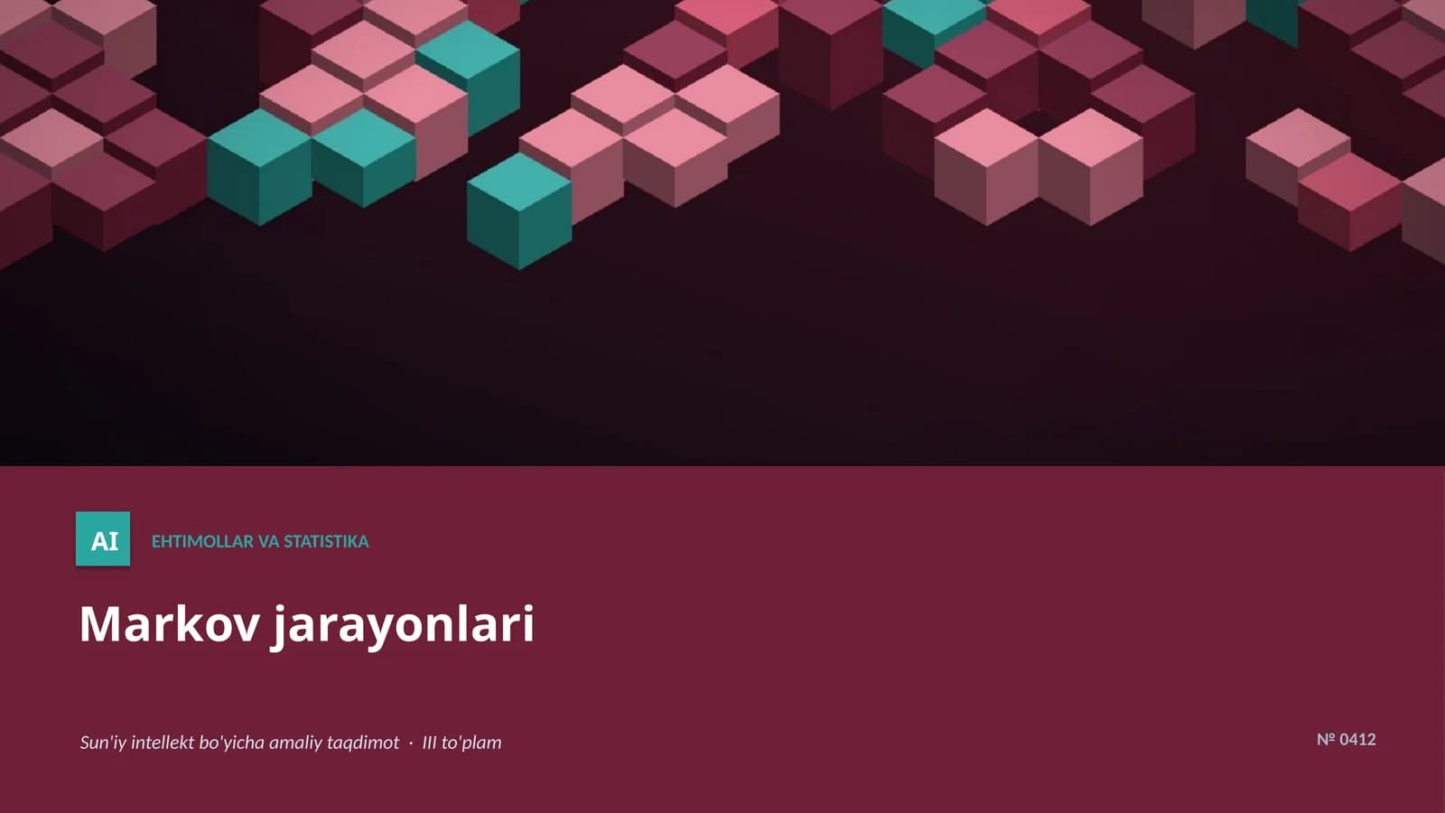 Markov jarayonlari