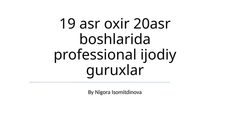 Fauvizm (XX asr boshlari, Fransiya)