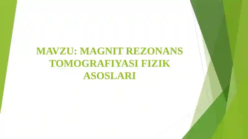 Magnit-rezonans tomografiya