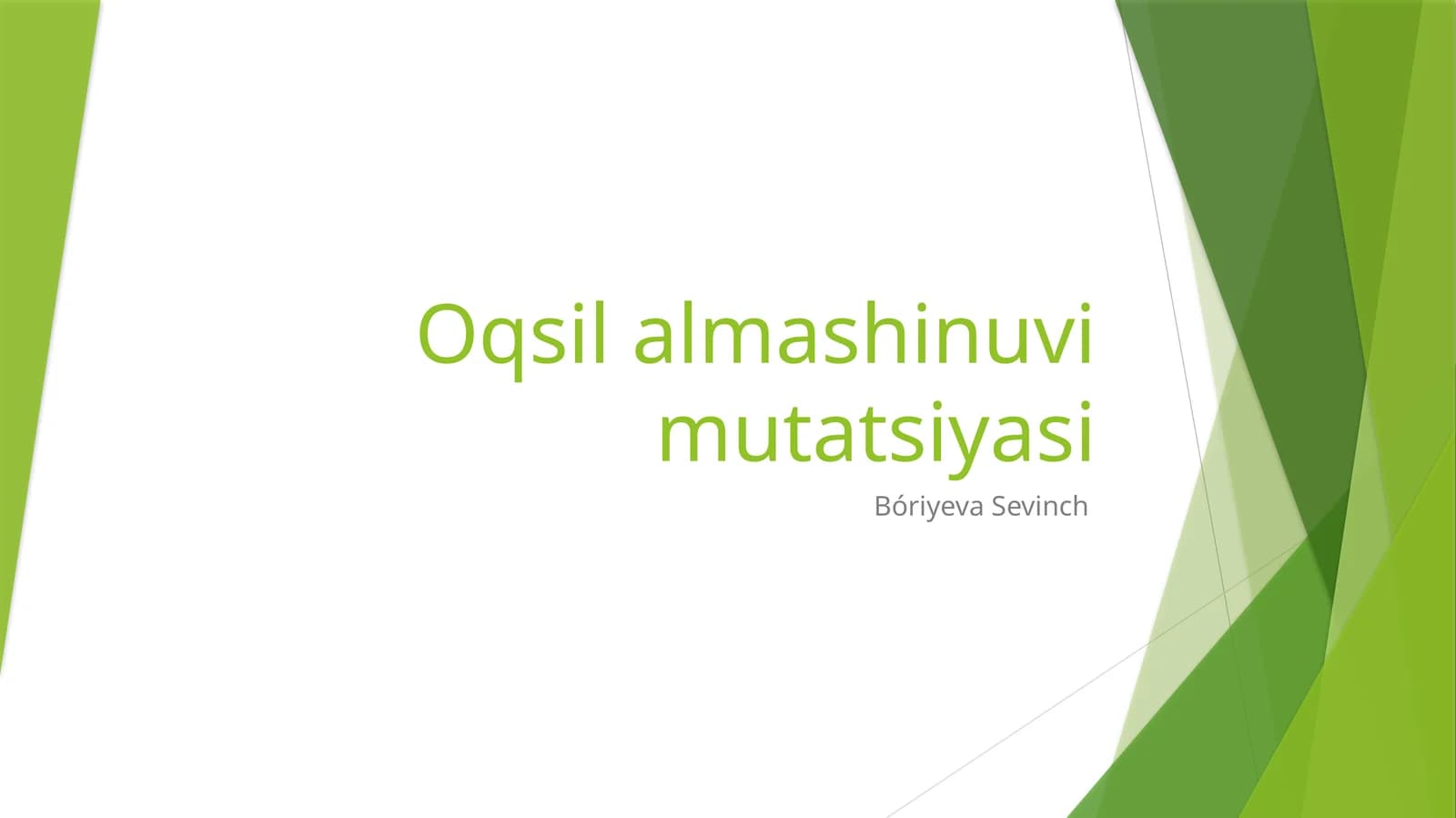 Oqsilalmashinuvi Mutatsiyasi