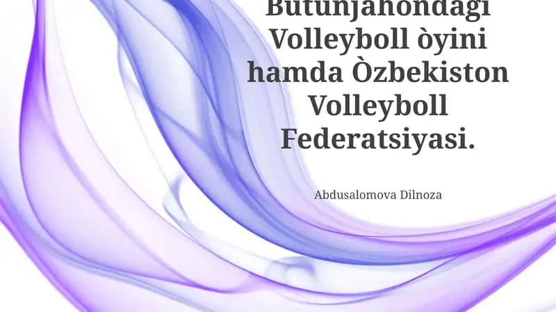 Jahon voleybol o'yini: Tarix va rivojlanish