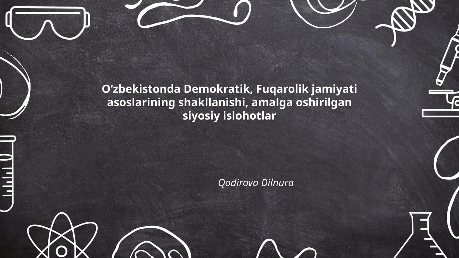 Fuqarolik jamiyati va uning asosiy tushunchalari Oʻzbekistonda