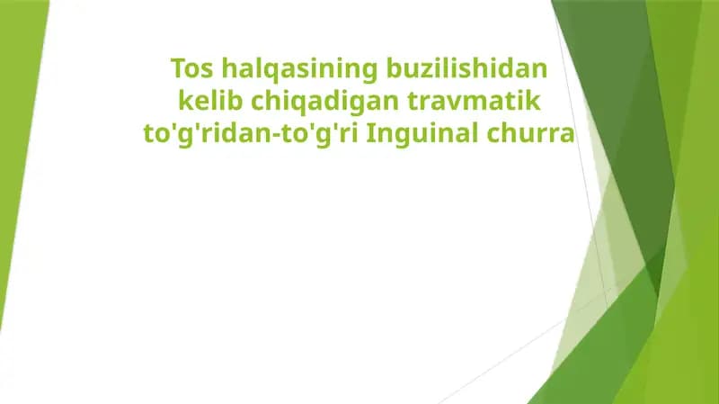 Tossuyagisinish uchun operatsiya