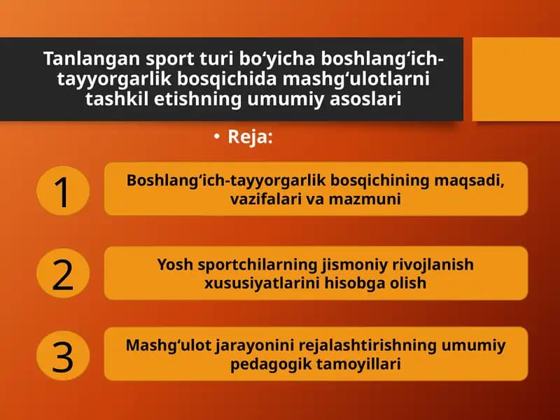 Boshlang'ich-tayyorgarlik