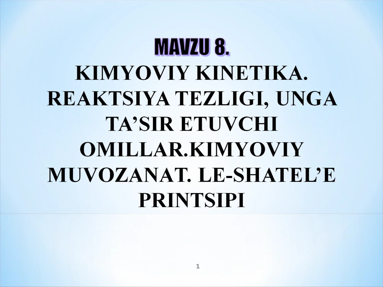 Reaksiyaning tezligi