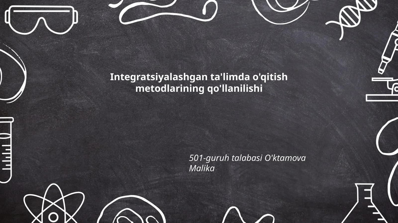 Integratsiyalashgan ta'limda o'qitish metodlarining qo'llanilishi