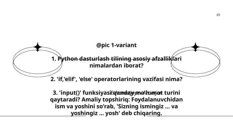Python dasturlash tili