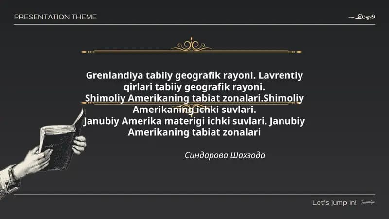 Grenlandiya tabiiy geografik rayoni. Lavrentiy qirlari tabiiy geografik rayoni.