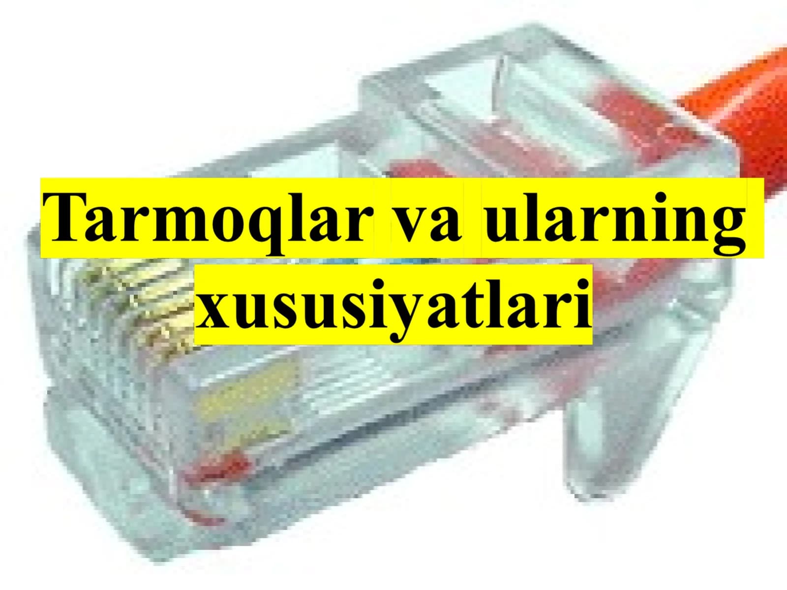 KOMPЮTER TARMOQLARI