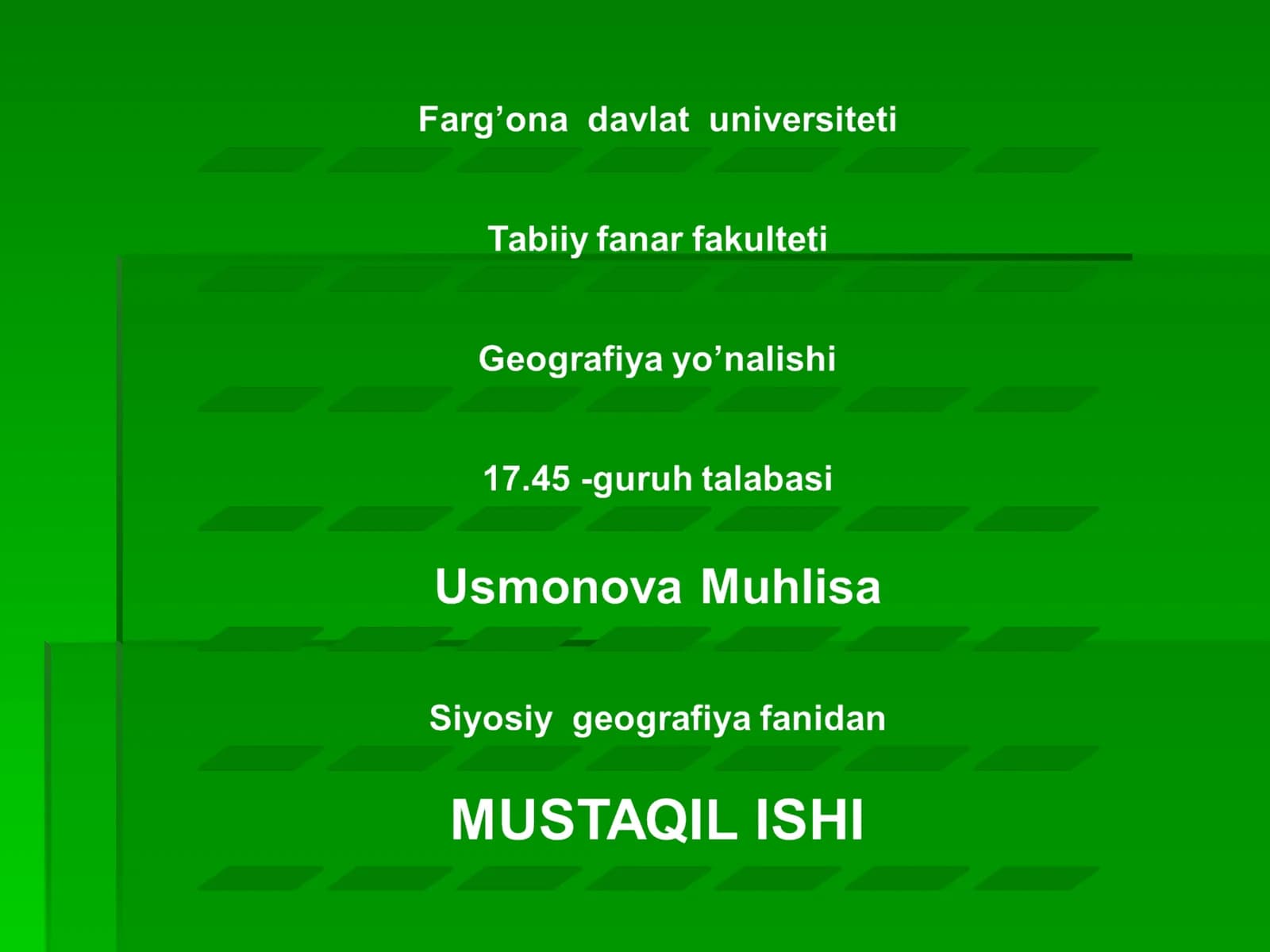 Qozog’iston Respublikasi Geografiyasi