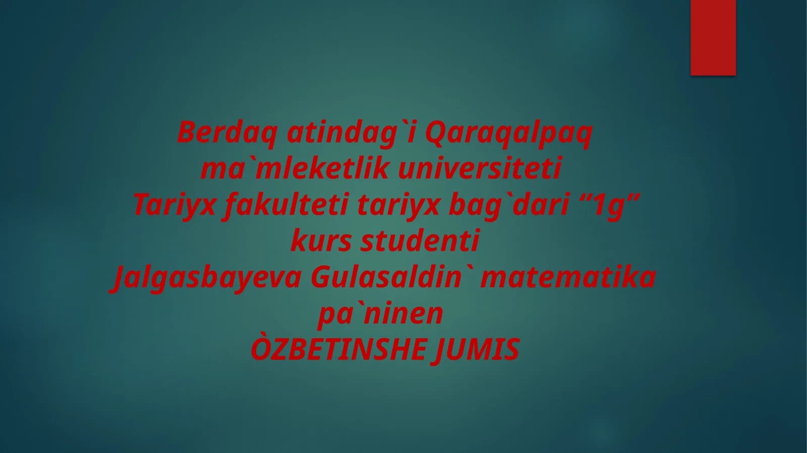 Funksiyalar turlari