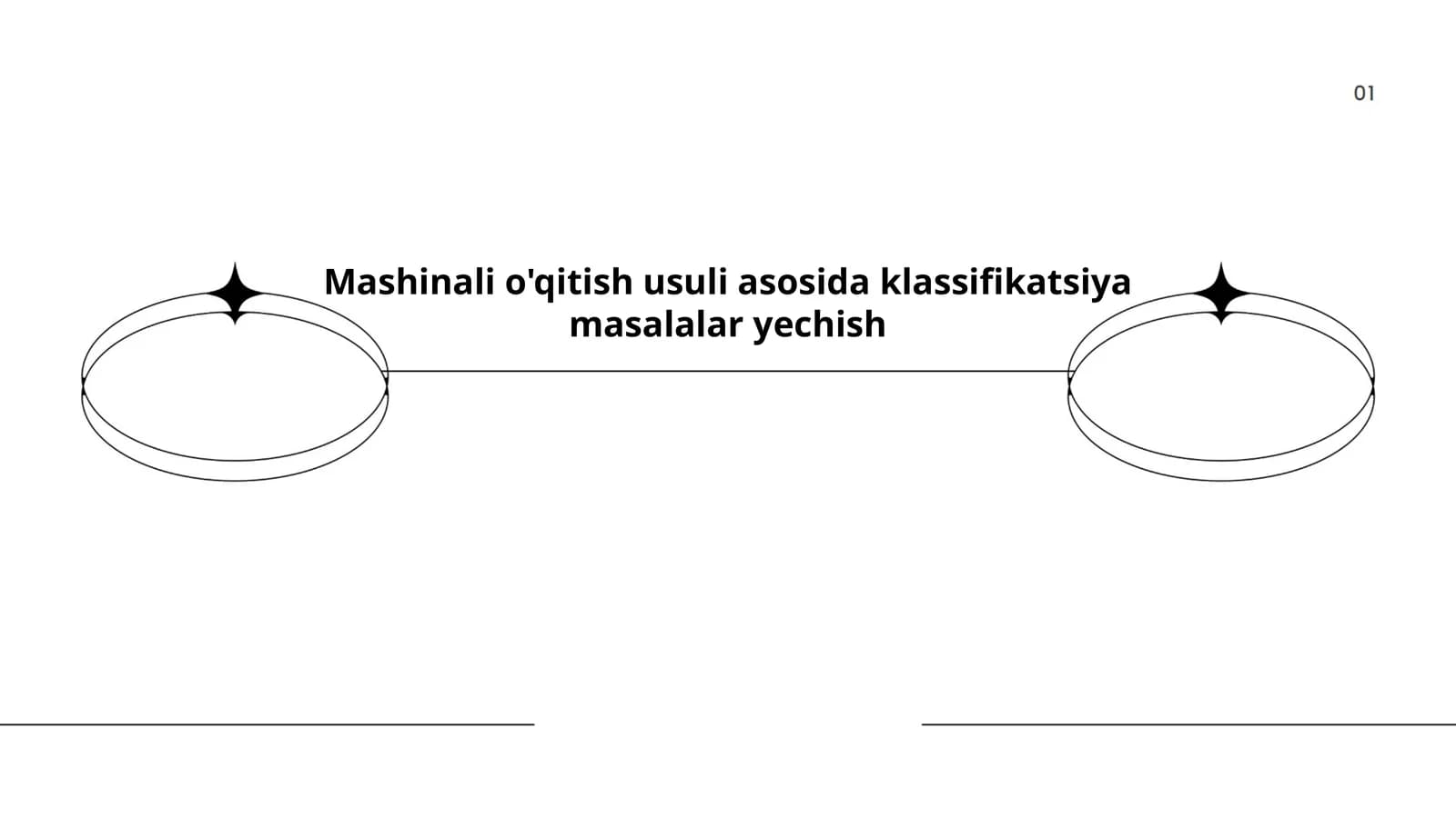 Mashinali o'qitish usuli asosida klassifikatsiya masalalar yechish