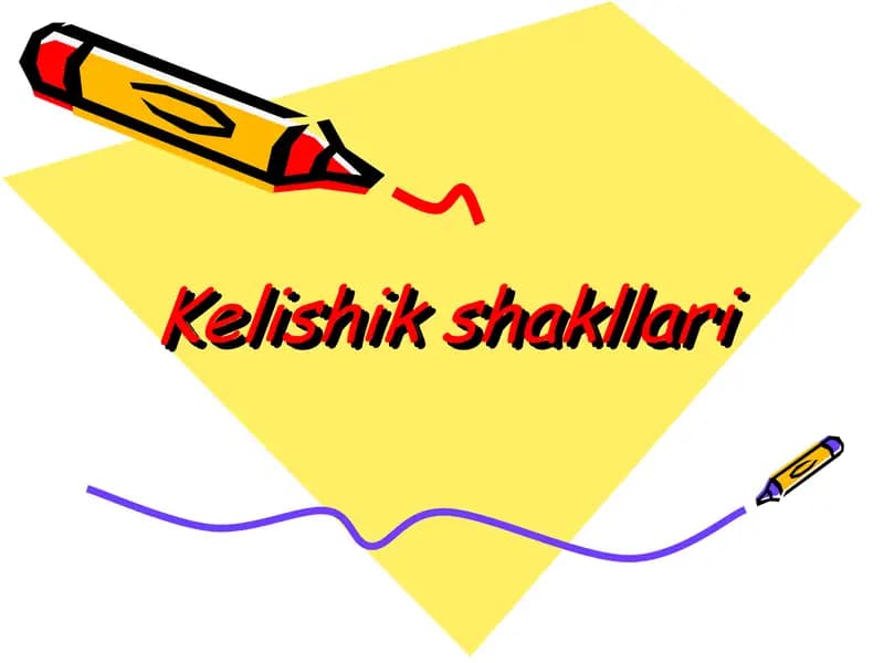 Kelishik shakllari