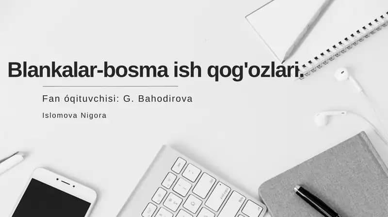 Ish qog'ozlari
