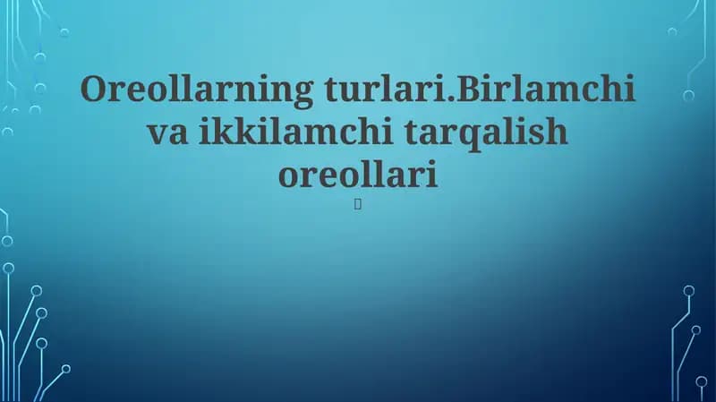 Kimyoviy birlamchi halolar