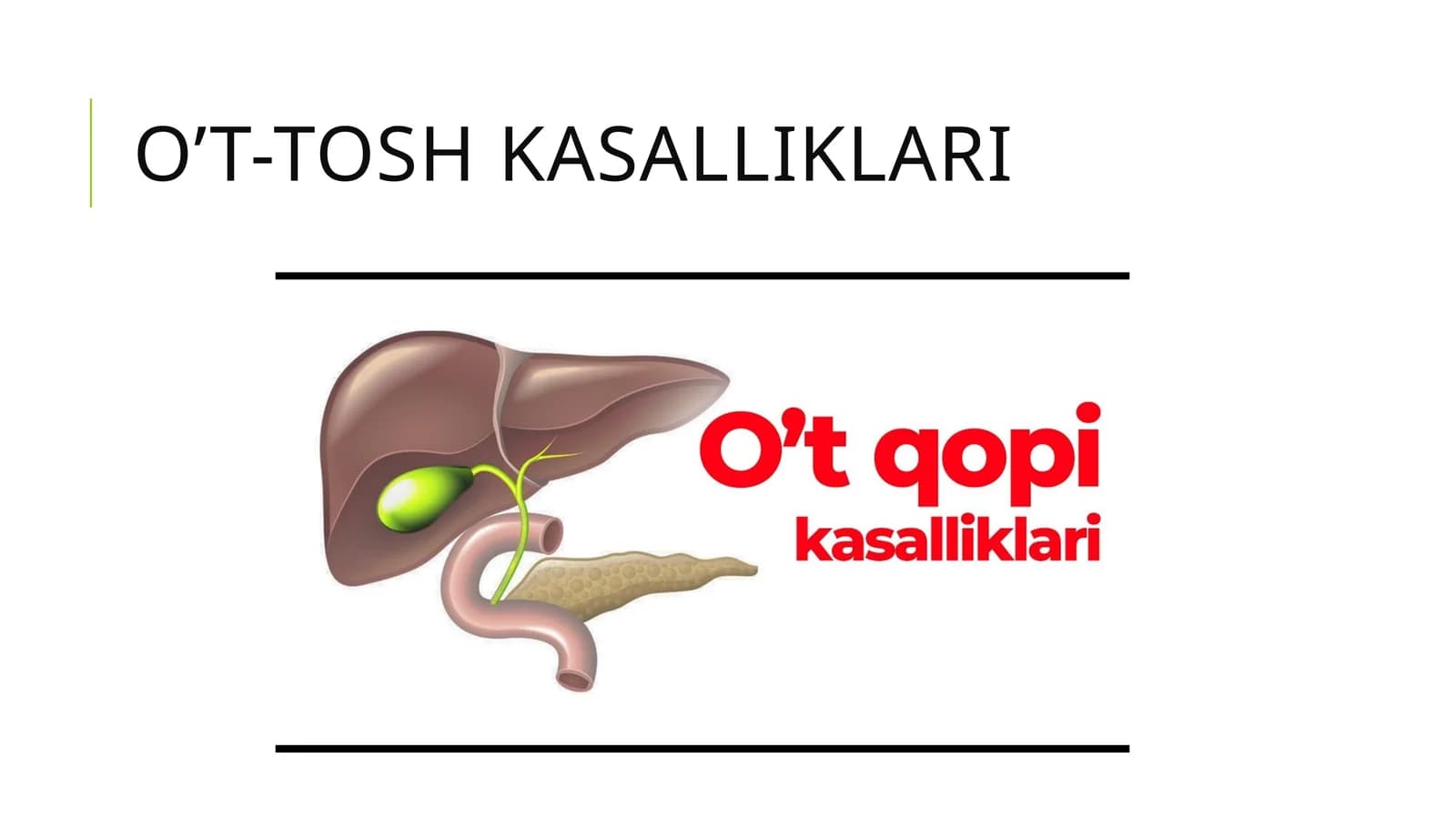 O’t-toshkasalliklari