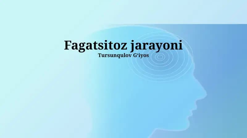 Fagotsitoz jarayoni