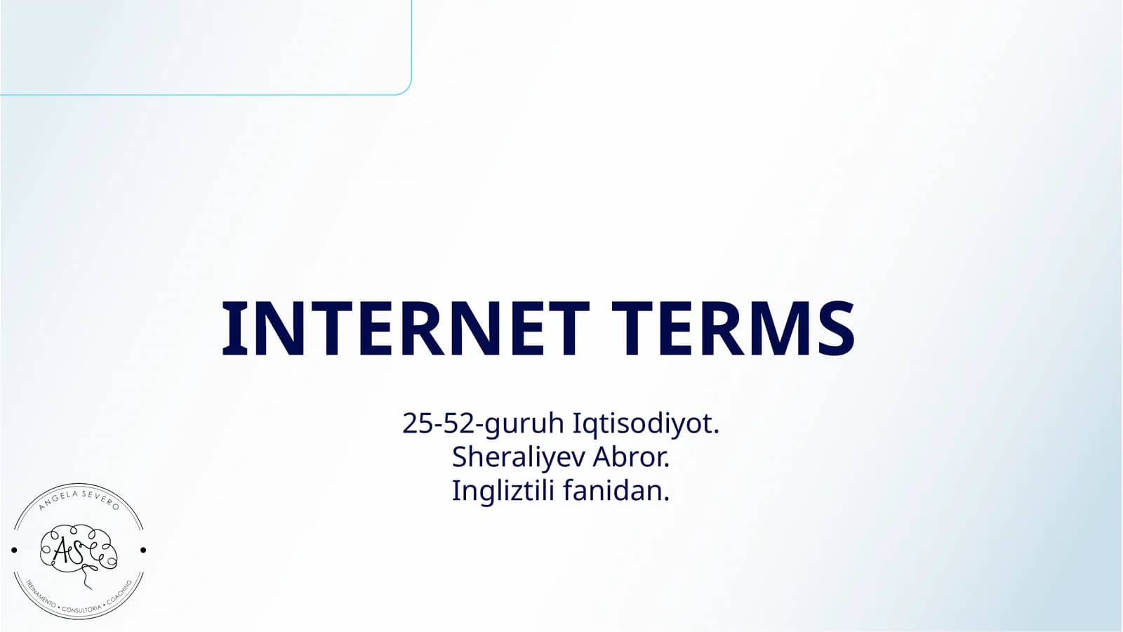 INTERNET TERMS