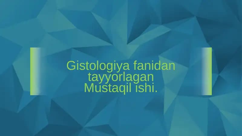 Tog'ay to'qimasi regeneratsiyasi va transplantatsiyasi.