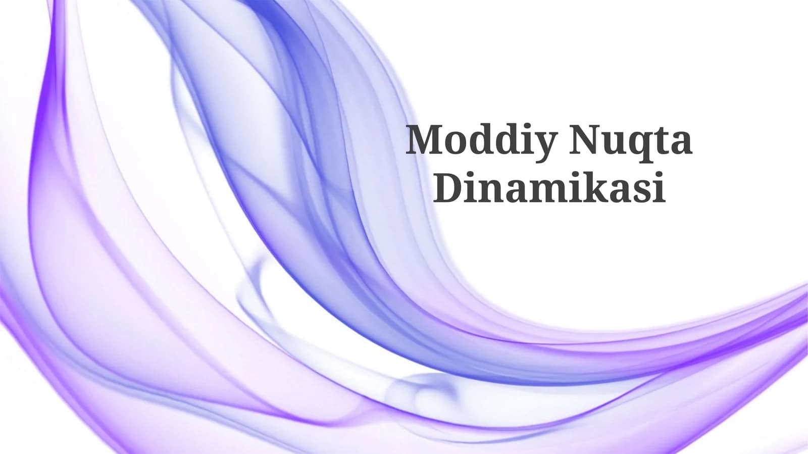 ModdiyNuqtaDinamikasi