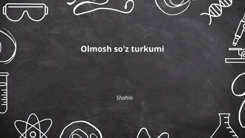 Olmosh so'z turkumi