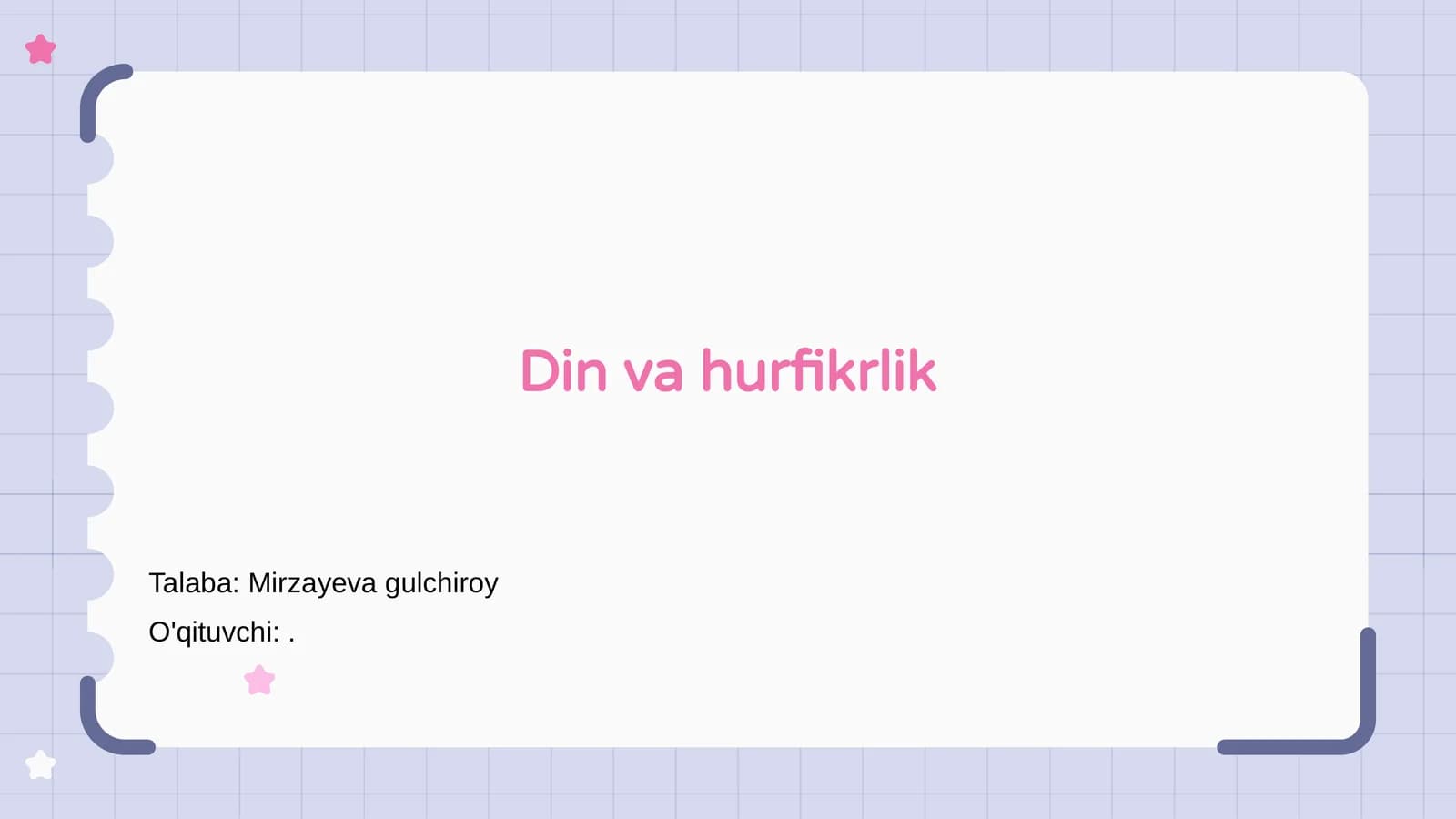 Din va hurfikrlik