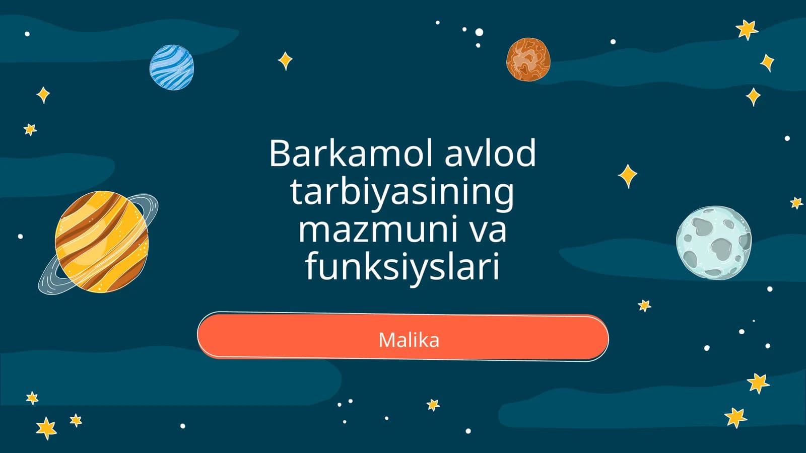 Barkamol avlod tarbiyasining mazmuni va funksiyslari