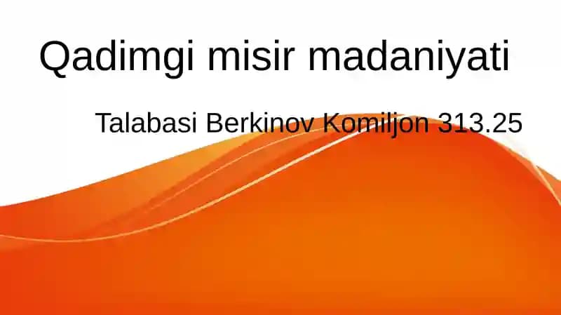 Qadimgi Misr