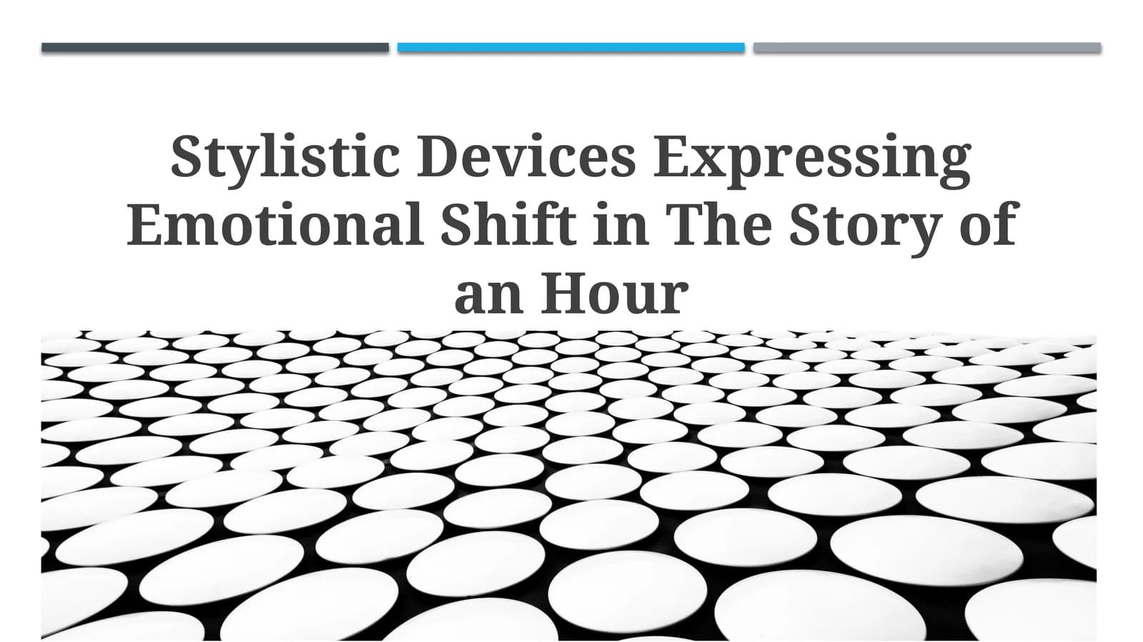 Stylistic Devices Expressing Emotional Shift in The Story of an Hour