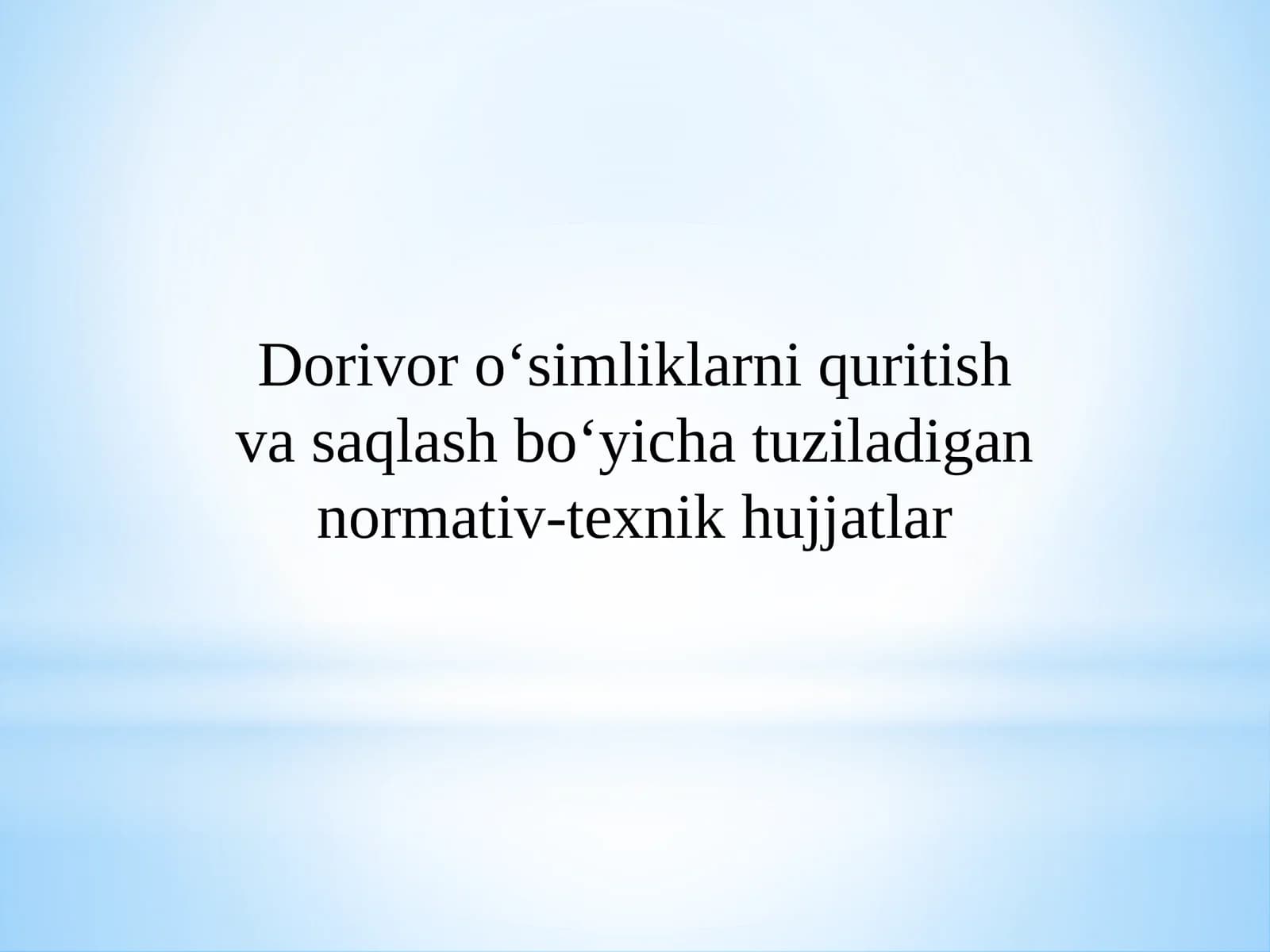 Achchiq ermon dorivoro‘simlig niquritish vasaqlash normativ-texnik standarti