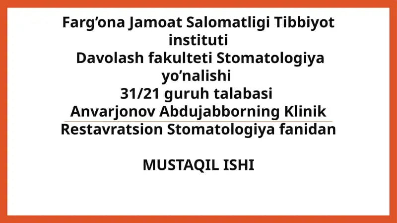 Tishqattiq to'qimalar kasaliklarida qo'shimcha tekshiruv usullari