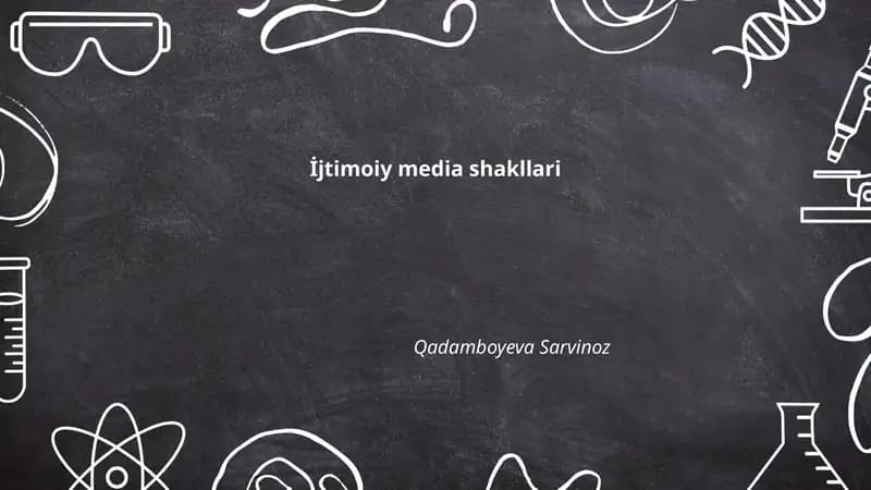Ijtimoiy media shakllari