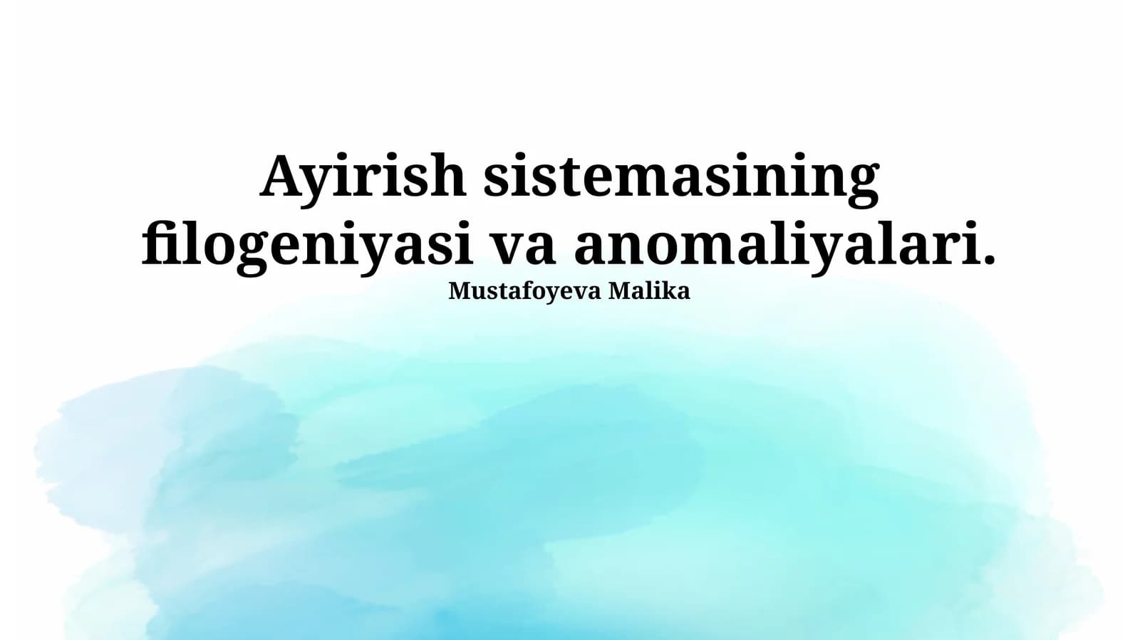 Irlandiya tizimining filogeniyasi va anomaliyalari