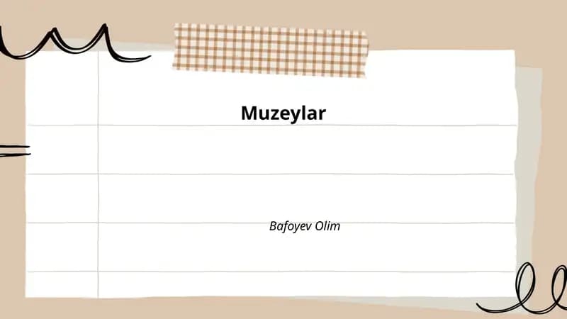 Muzeylar