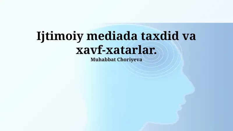 Kiber Jinoyatlar