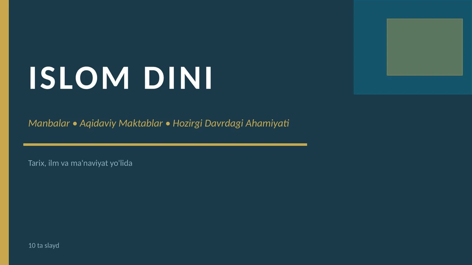 ISLOM DINI