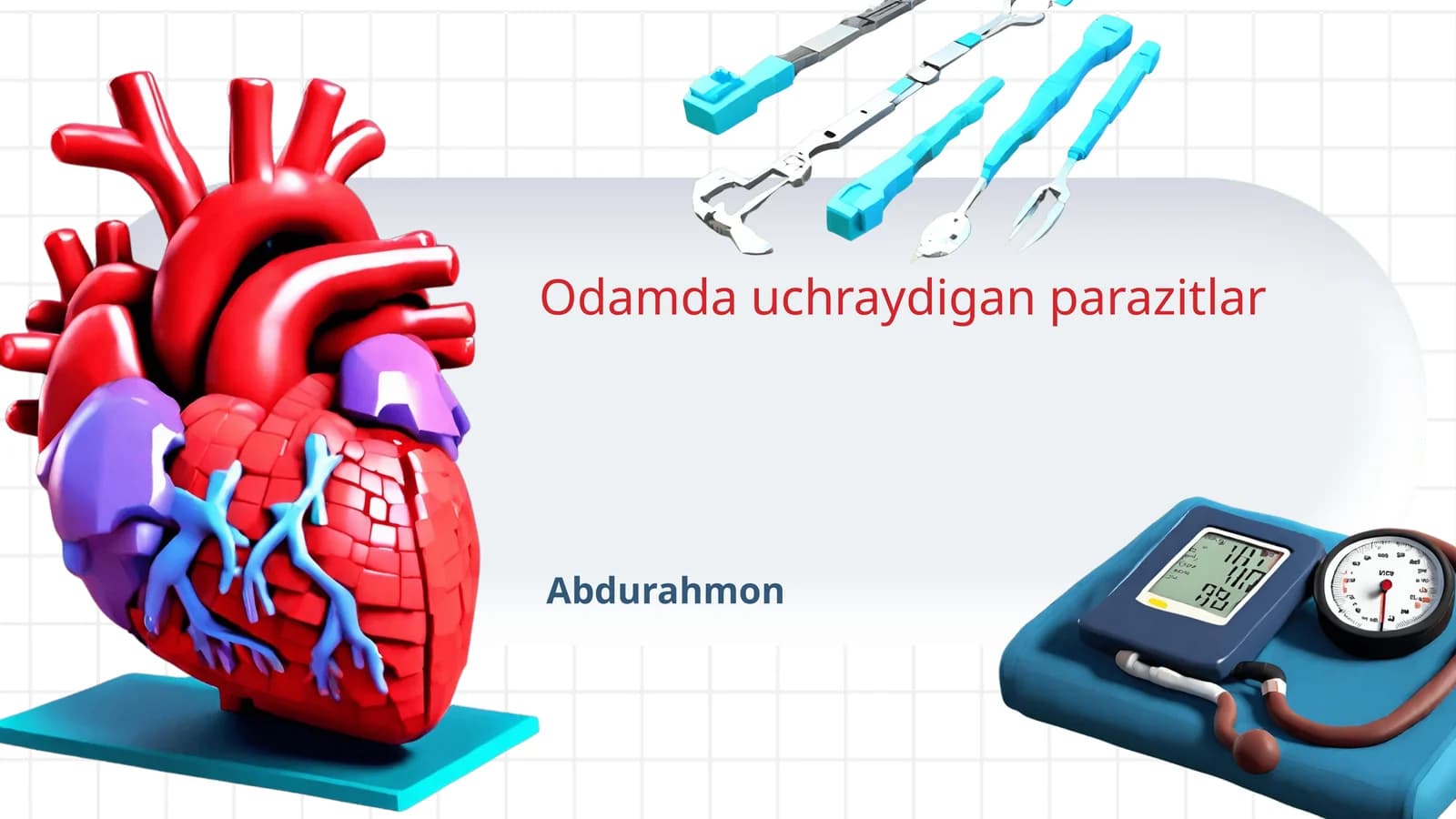 Odamda uchraydigan parazitlar