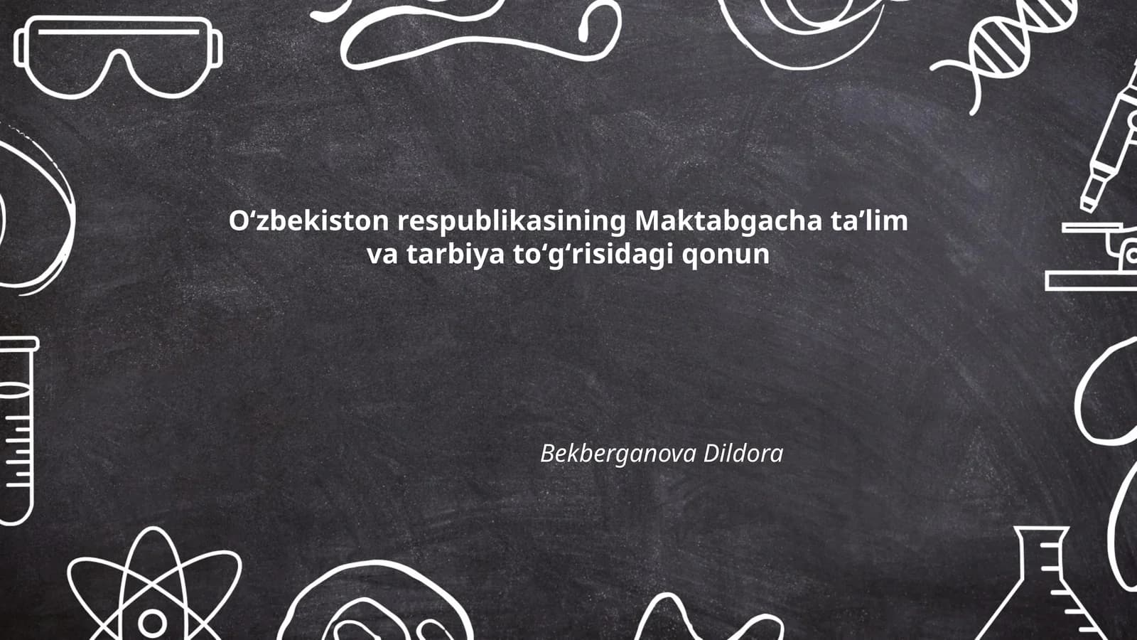 Maktabgacha taʼlim tizimining maqsadlari